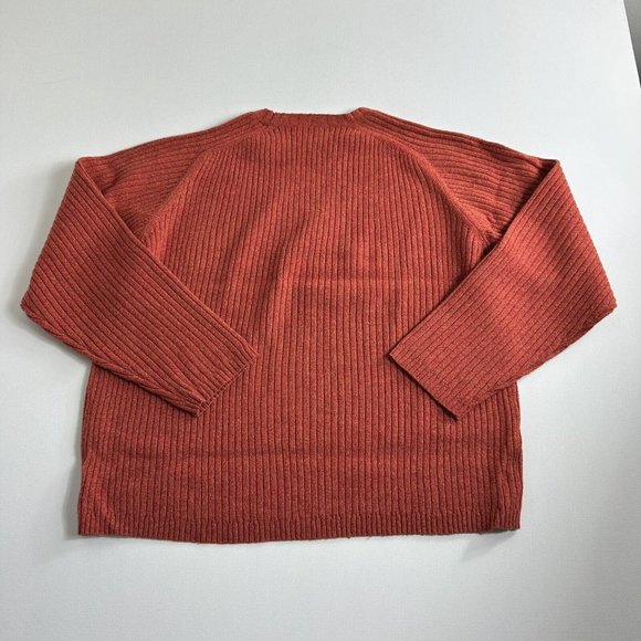 Brooks Brothers Sweater 100% LambsWool Crewneck Pullover Long Sleeve Ribbed Knit - Picture 2 of 8
